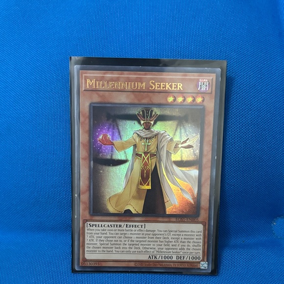 Yugioh Card Millennium Seeker Dark Type Monster Shiny 2020 NWOTS